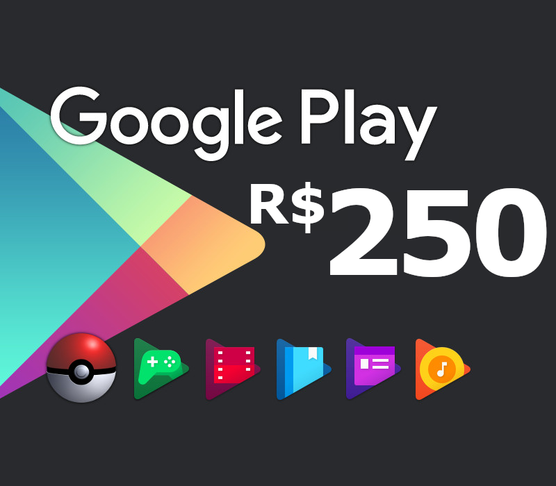 Google Play BRL 250 Gift Card BR