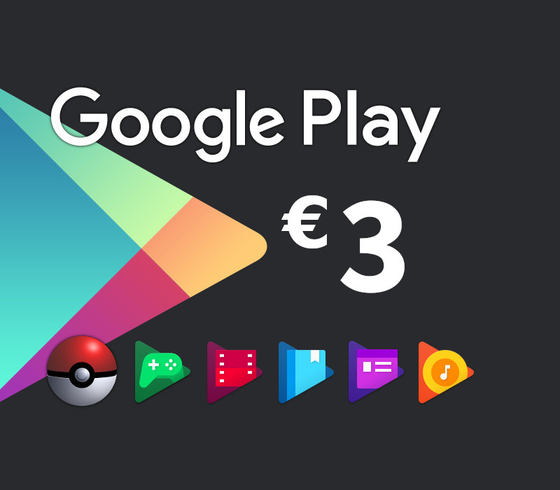 Google Play EUR 3 Gift Card DE