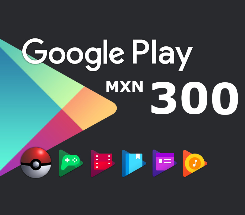 Google Play MXN 300 Gift Card MX